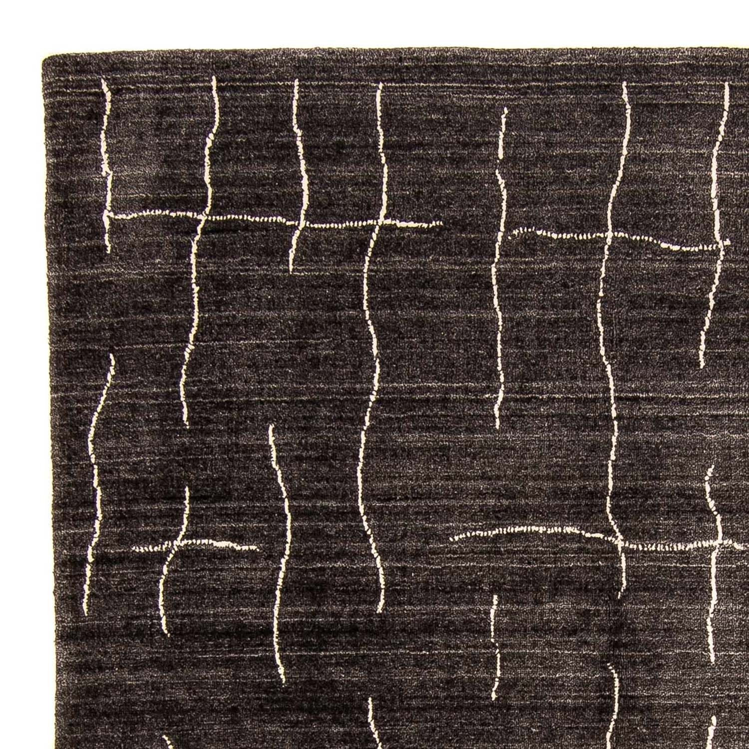 Gabbeh-tæppe - Loribaft Indus - 200 x 142 cm - mørkebrun