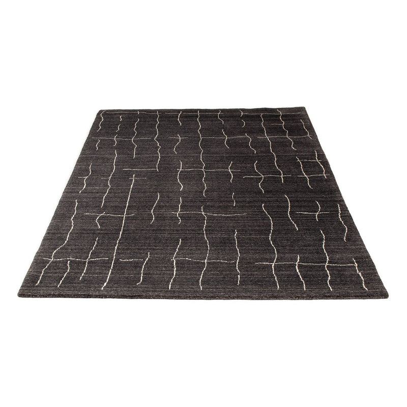 Gabbeh-tæppe - Loribaft Indus - 200 x 142 cm - mørkebrun