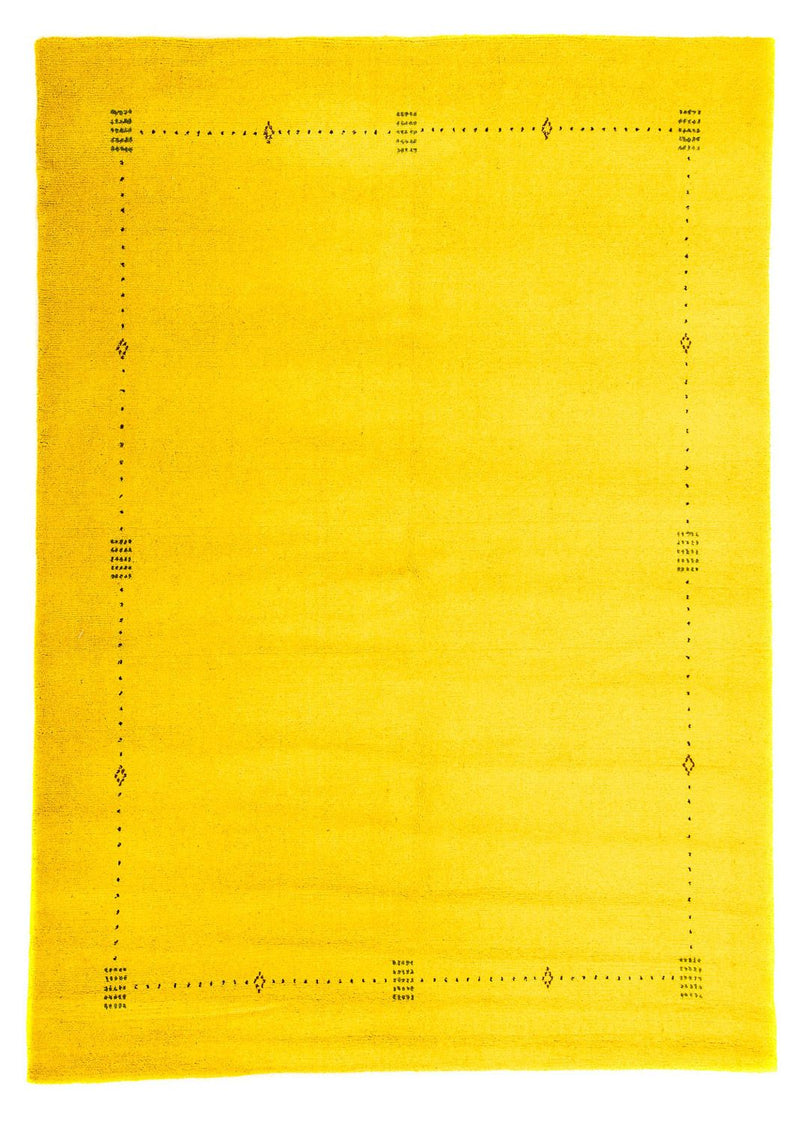 Gabbeh-tæppe - Loribaft Indus - 228 x 163 cm - gul