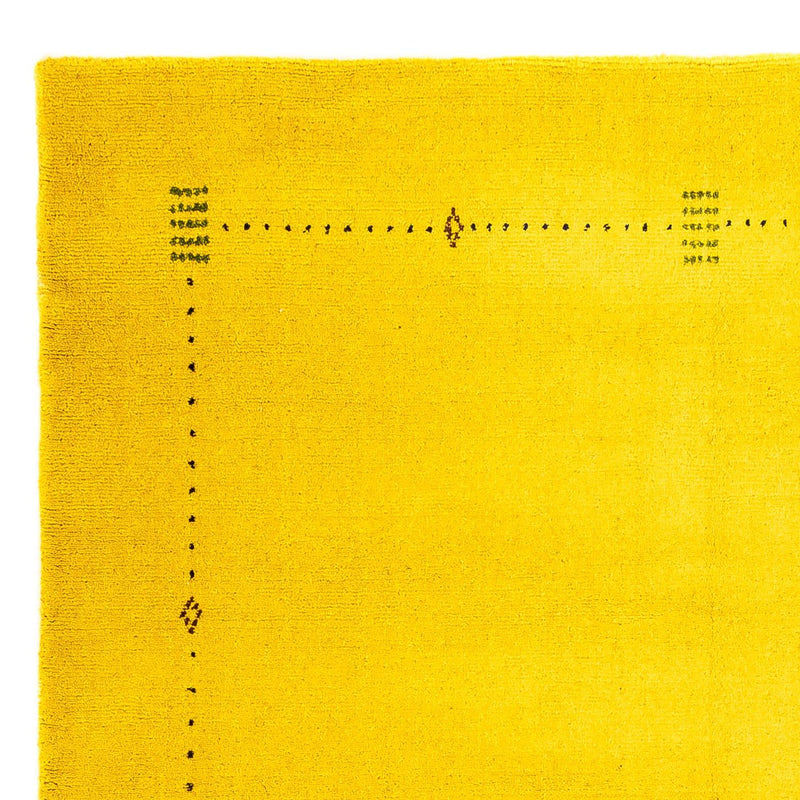 Gabbeh-tæppe - Loribaft Indus - 228 x 163 cm - gul