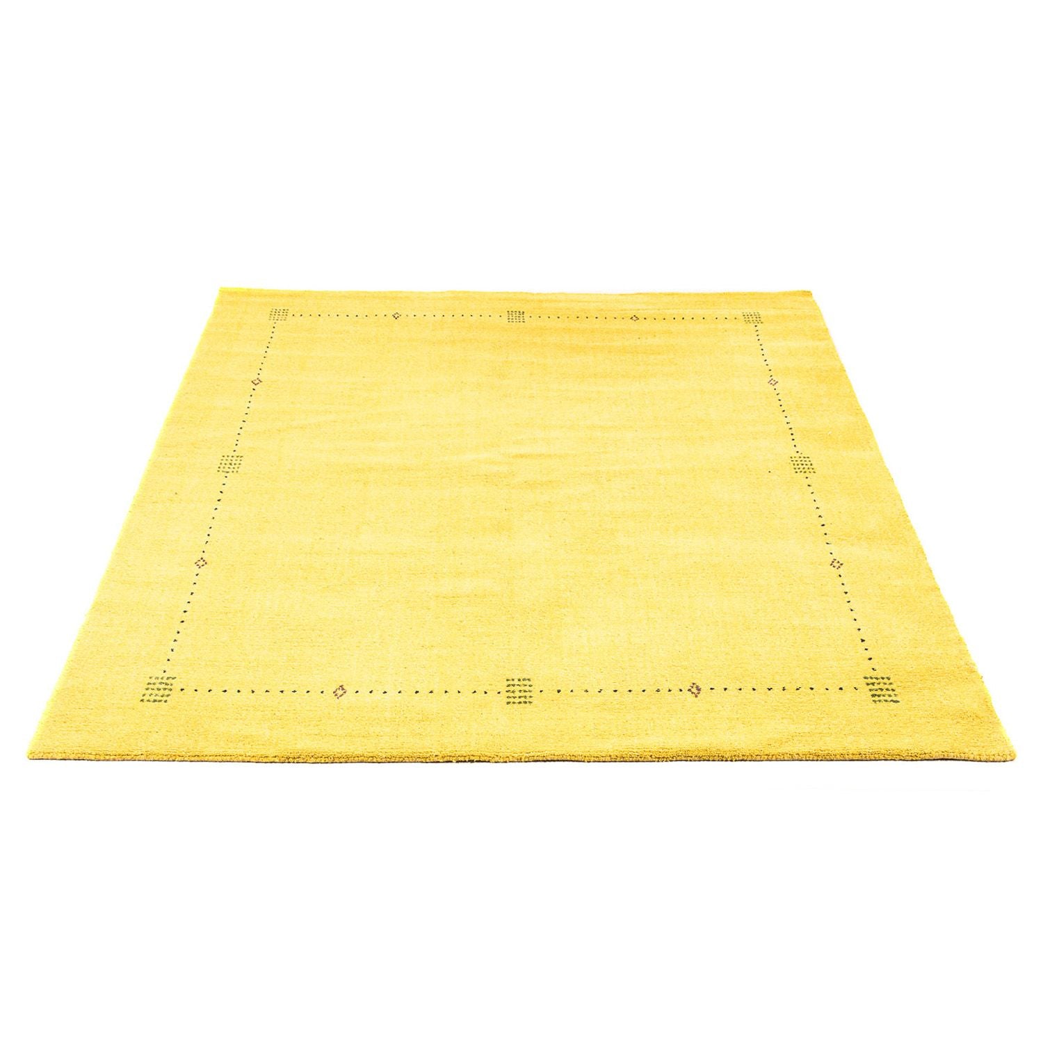 Gabbeh-tæppe - Loribaft Indus - 228 x 163 cm - gul