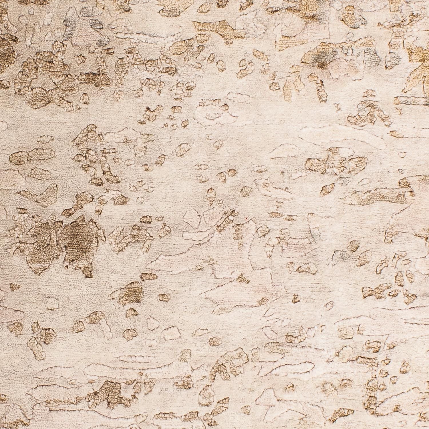 Designer tæppe - 90 x 60 cm - lys brun