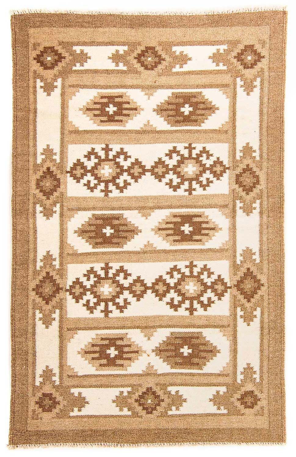 Kelim-tæppe - Trendy - 149 x 92 cm - beige