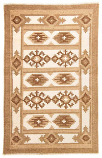 Kelim-tæppe - Trendy - 149 x 92 cm - beige
