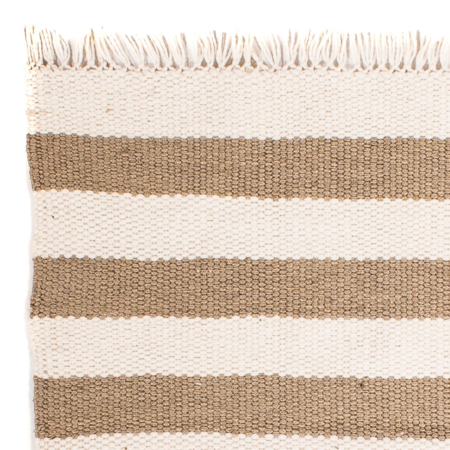 Kelim-tæppe - Trendy firkantet  - 68 x 64 cm - beige