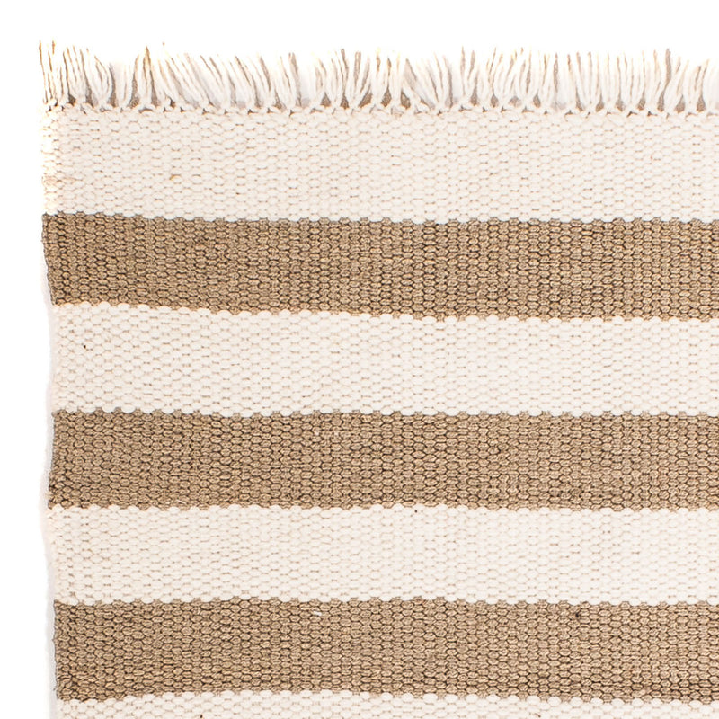 Kelim-tæppe - Trendy firkantet  - 68 x 64 cm - beige