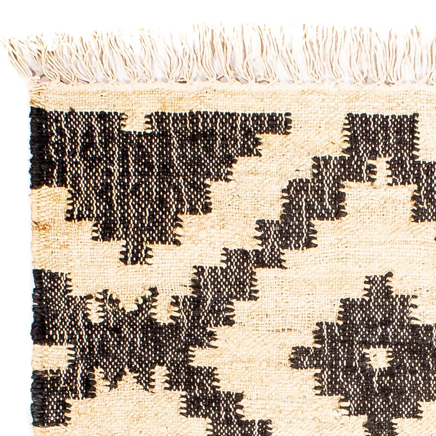 Kelim-tæppe - Trendy firkantet  - 64 x 64 cm - beige