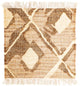 Moderne kilim Tæppe 63x62cm - Uldtæppe