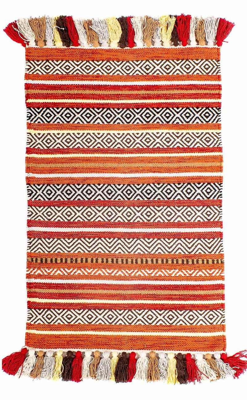 Kelim-tæppe - Trendy - 94 x 58 cm - flerfarvet