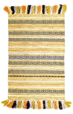 Kelim-tæppe - Trendy - 92 x 57 cm - flerfarvet
