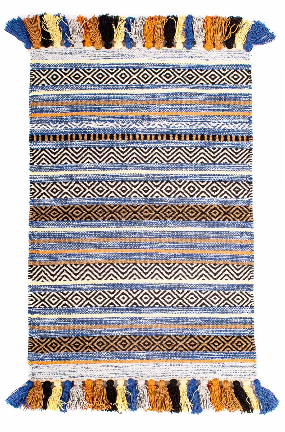 Kelim-tæppe - Trendy - 94 x 58 cm - flerfarvet