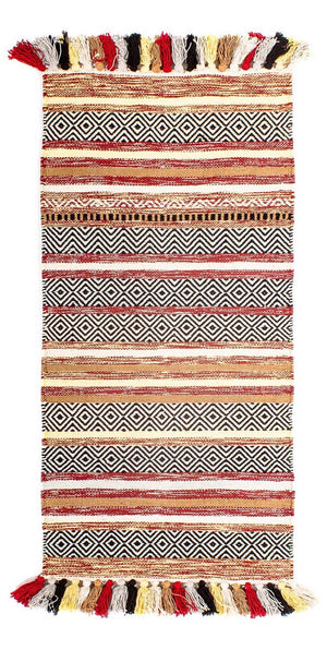 Kelim-tæppe - Trendy - 120 x 58 cm - flerfarvet