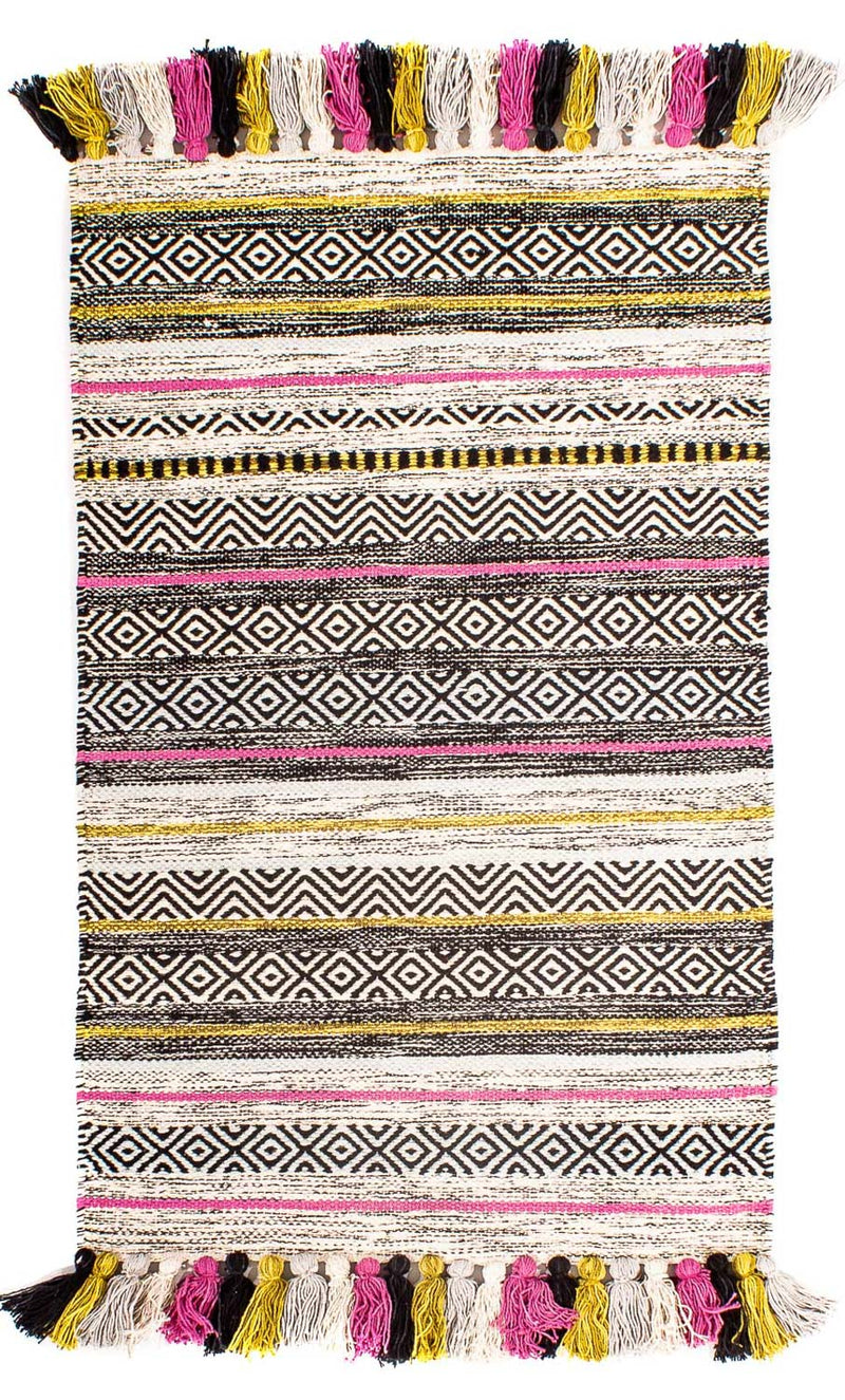 Kelim-tæppe - Trendy - 96 x 58 cm - flerfarvet