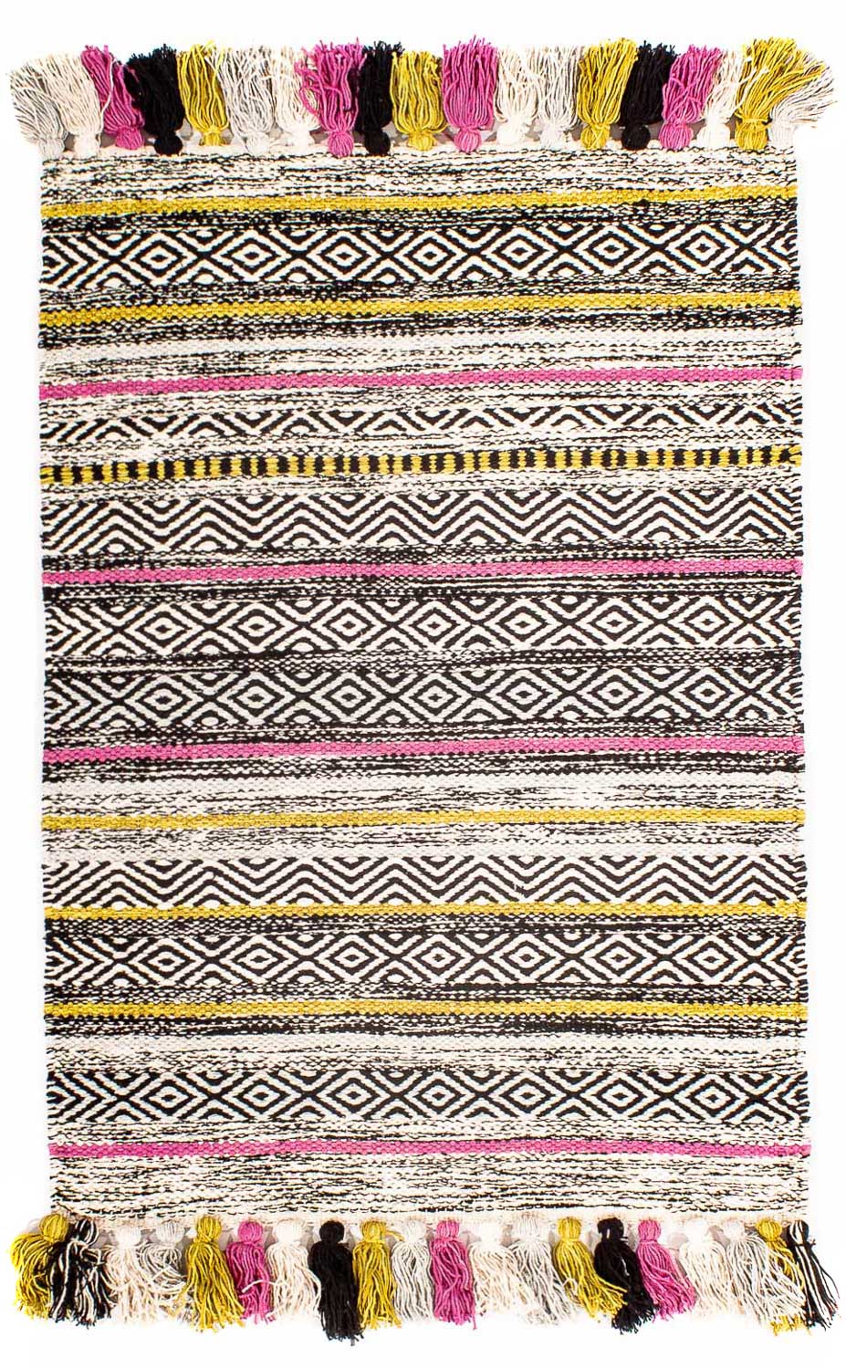 Kelim-tæppe - Trendy - 90 x 60 cm - flerfarvet
