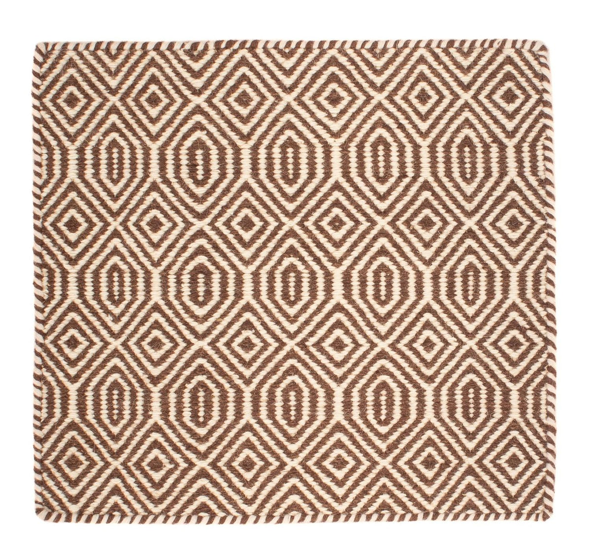 Kelim-tæppe - Trendy firkantet  - 45 x 45 cm - flerfarvet
