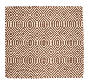 Kelim-tæppe - Trendy firkantet  - 45 x 45 cm - flerfarvet