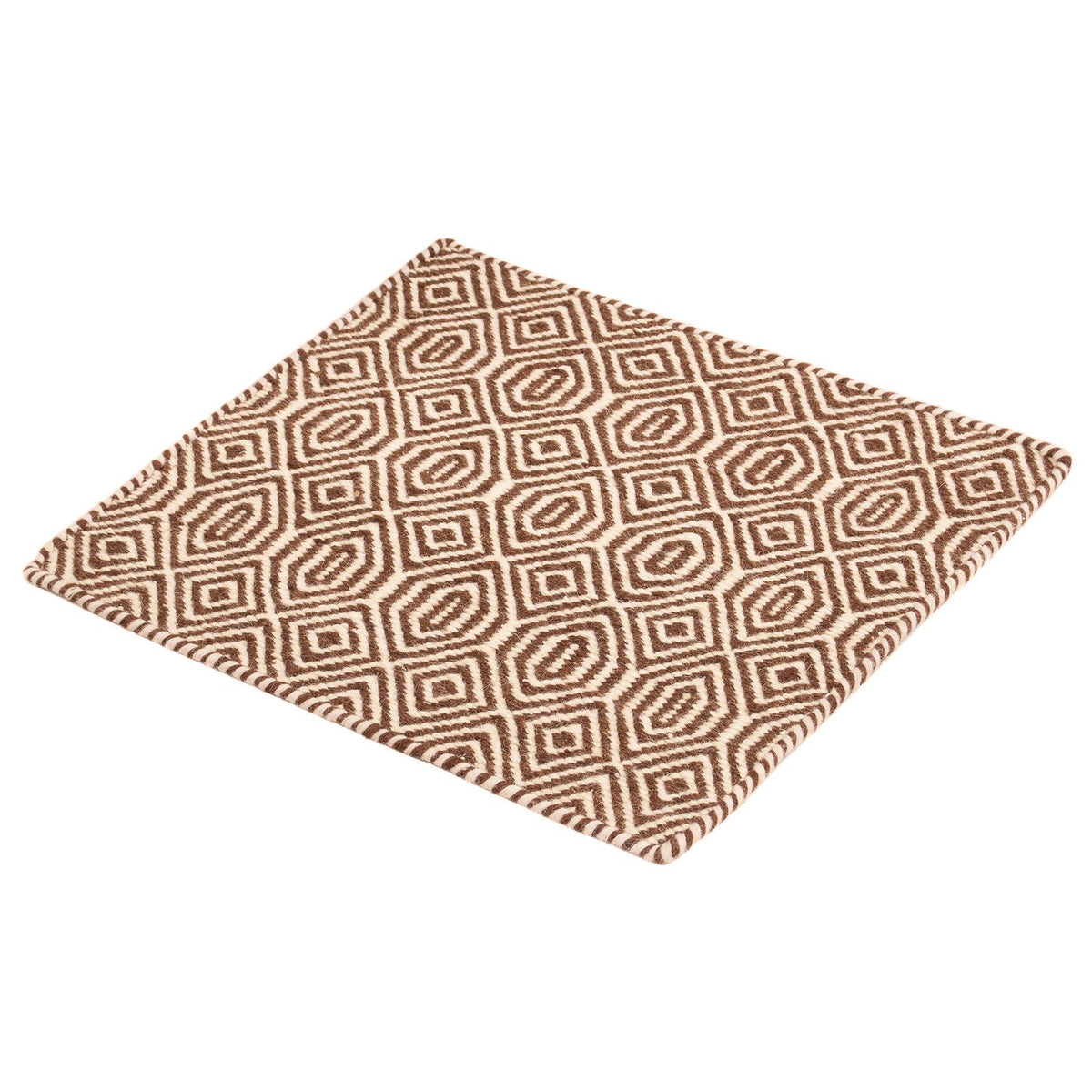 Kelim-tæppe - Trendy firkantet  - 45 x 45 cm - flerfarvet
