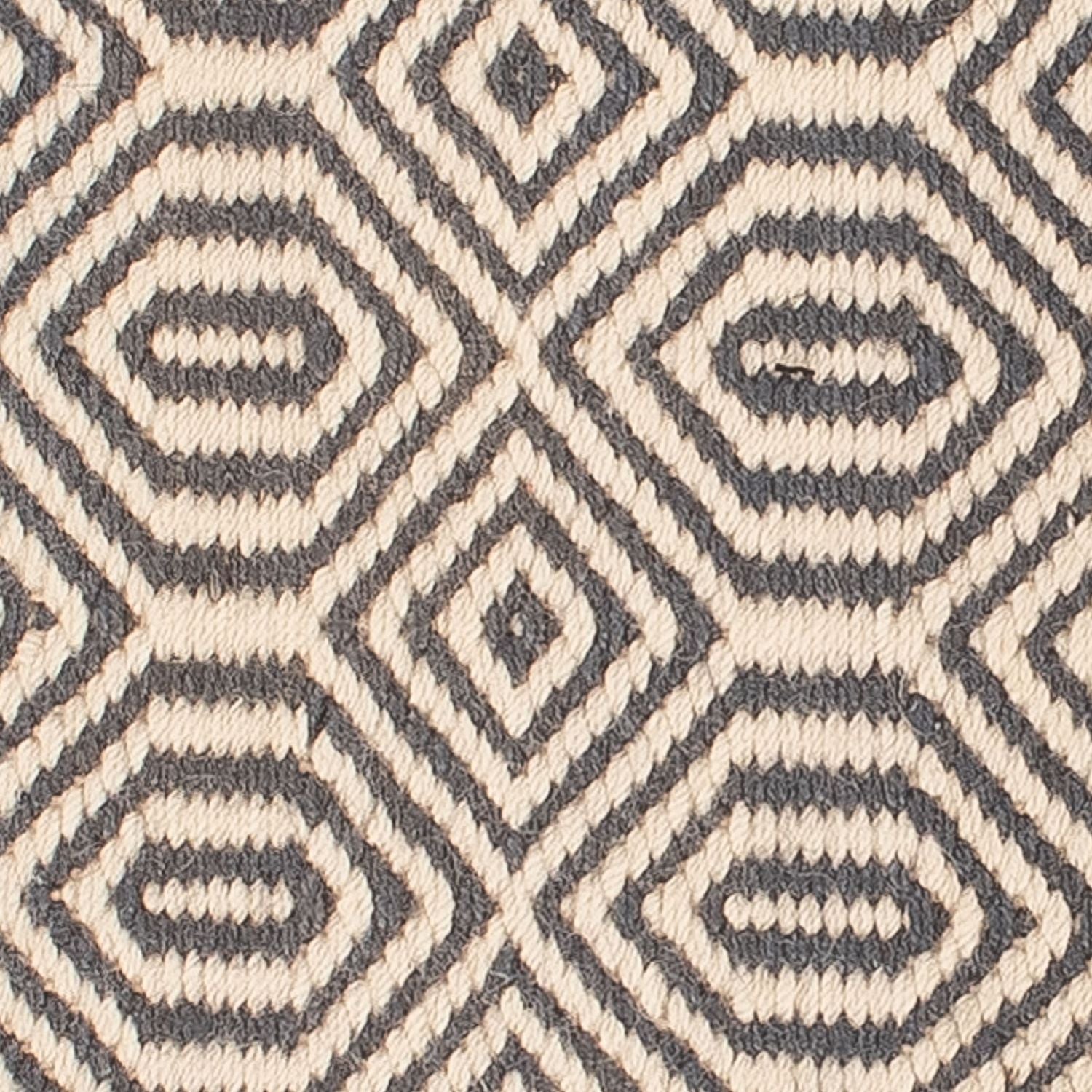 Kelim-tæppe - Trendy firkantet  - 47 x 44 cm - flerfarvet