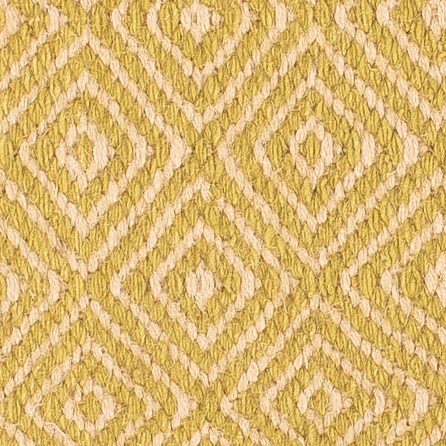 Kelim-tæppe - Trendy firkantet  - 47 x 43 cm - guld