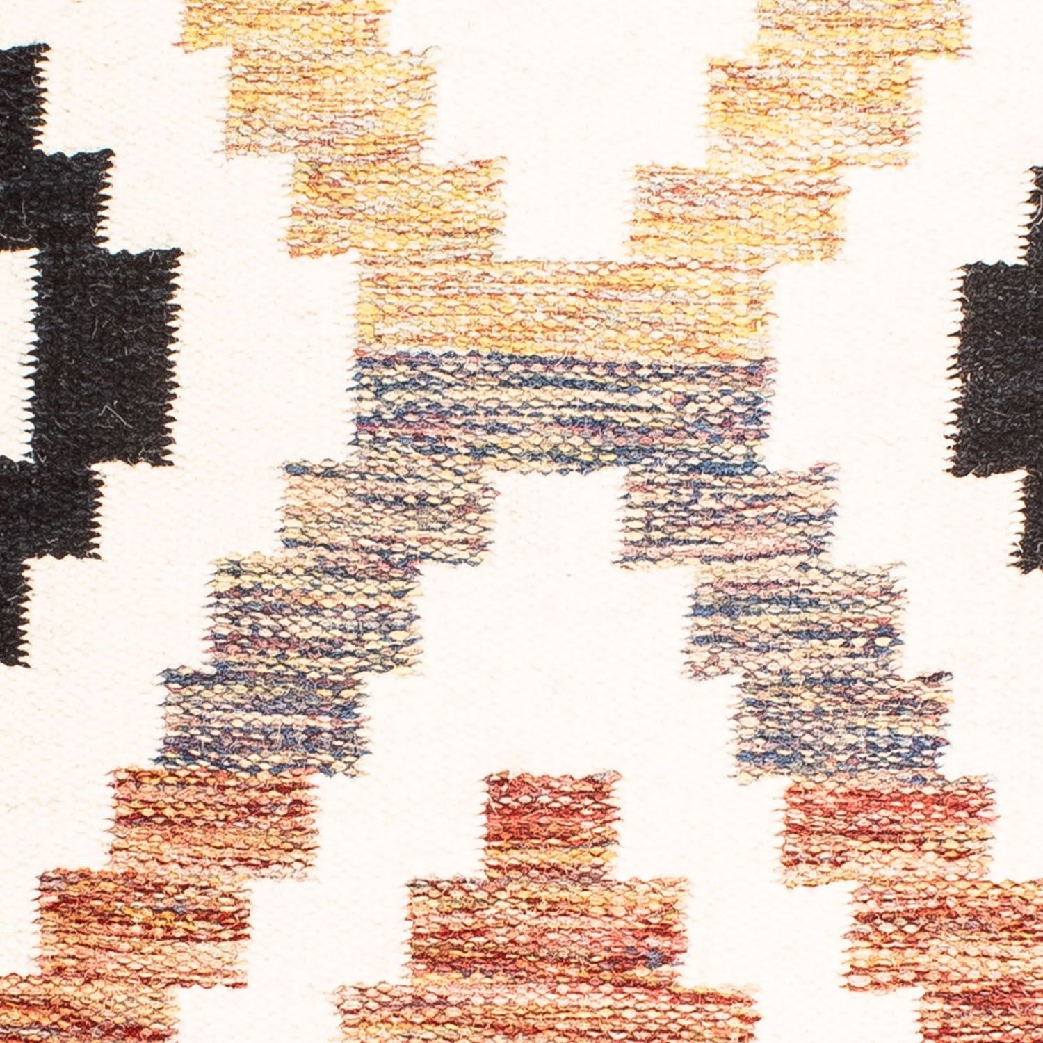 Kelim-tæppe - Trendy firkantet  - 69 x 67 cm - beige