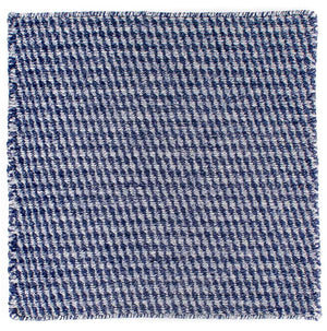 Kelim-tæppe - Trendy firkantet  - 63 x 62 cm - mørkeblå
