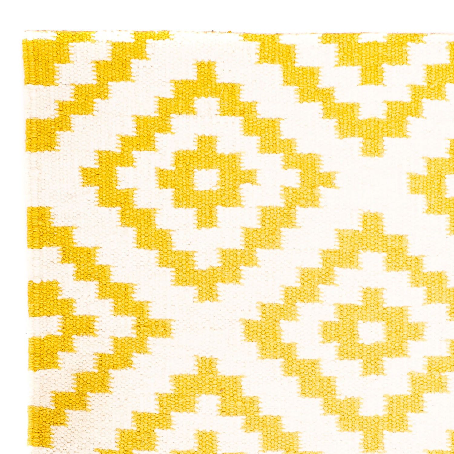 Kelim-tæppe - Trendy firkantet  - 80 x 72 cm - beige