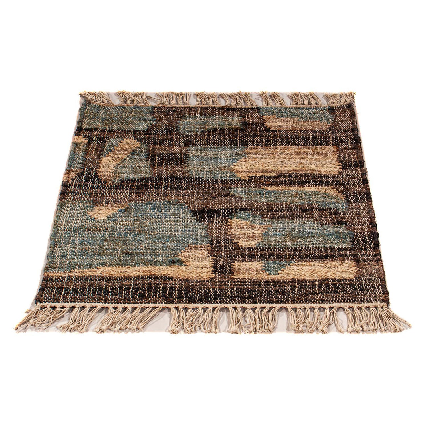 Kelim-tæppe - Trendy firkantet  - 60 x 60 cm - flerfarvet