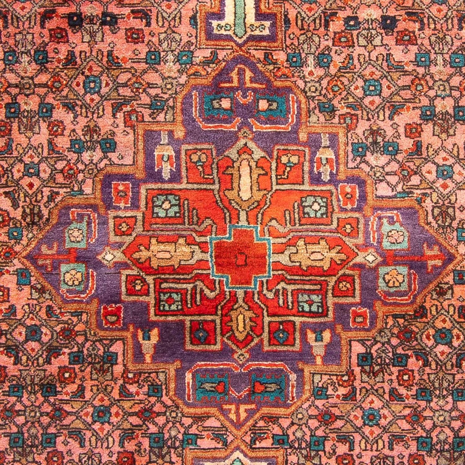 Løber Persisk tæppe - Nomadisk - 257 x 100 cm - flerfarvet