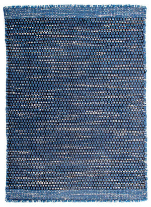 Kelim-tæppe - Trendy - 88 x 62 cm - mørkeblå