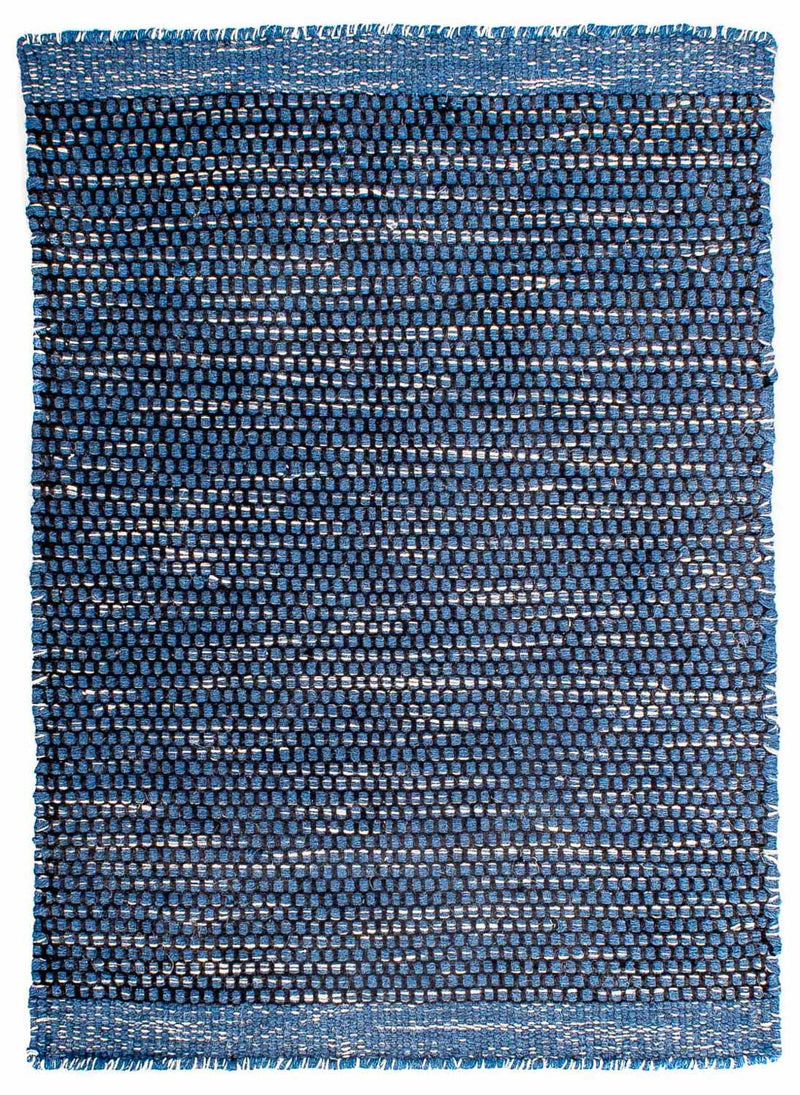 Kelim-tæppe - Trendy - 88 x 62 cm - mørkeblå