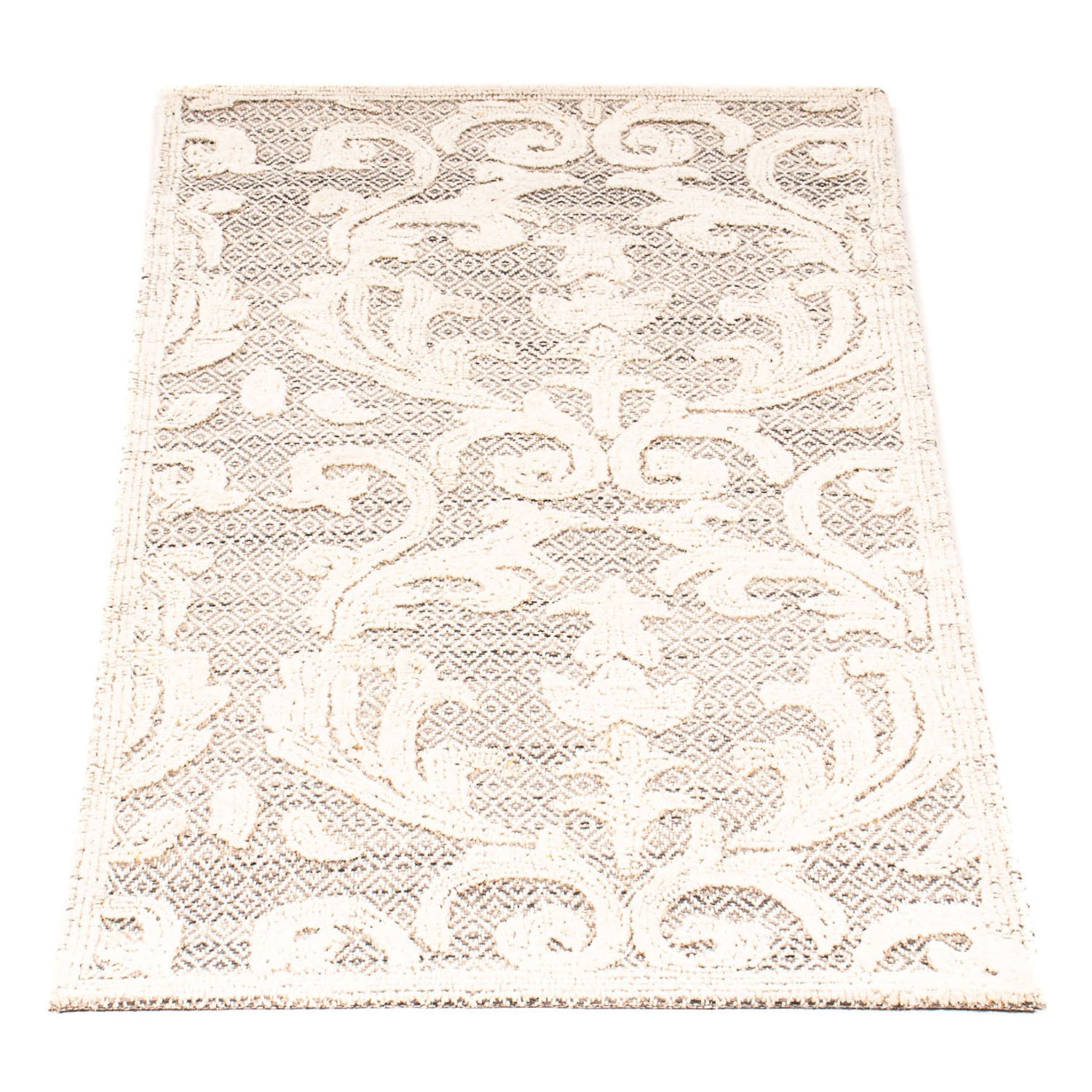 Moderne tæppe - 120 x 60 cm - beige