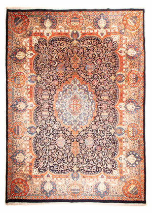 Persisk tæppe - Classic - 400 x 293 cm - mørkeblå