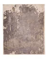 Viskose tæppe firkantet  - 62 x 58 cm - flerfarvet