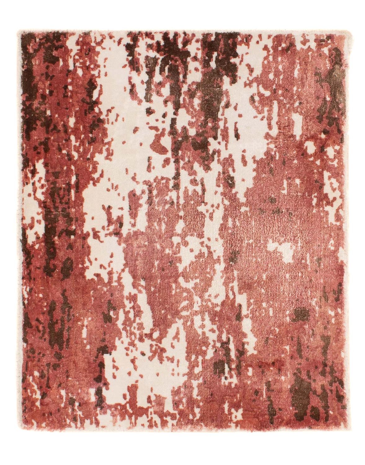 Viskose tæppe firkantet  - 60 x 50 cm - flerfarvet