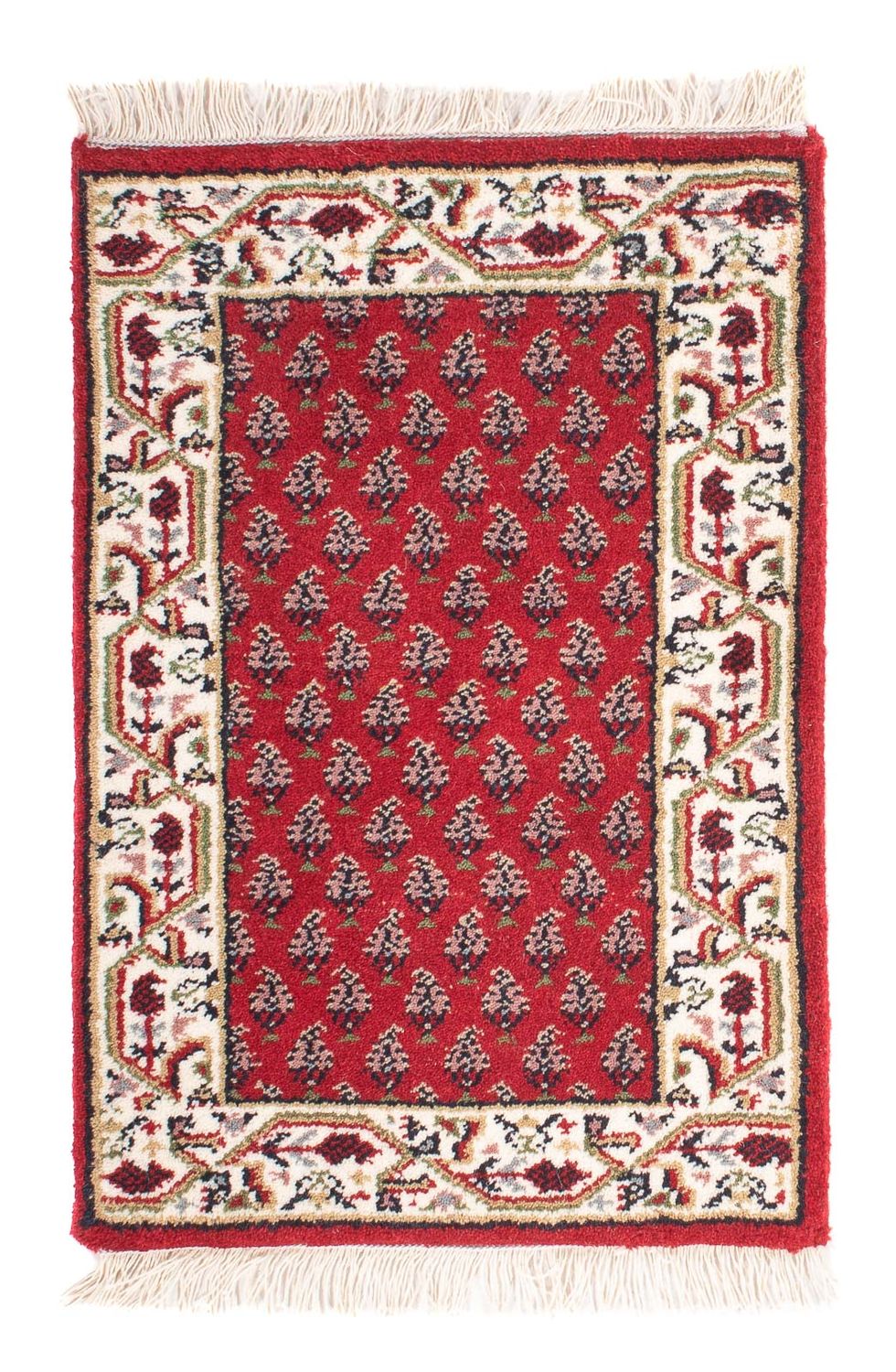 Orientalsk tæppe - Mir - Indus - 61 x 41 cm - rød