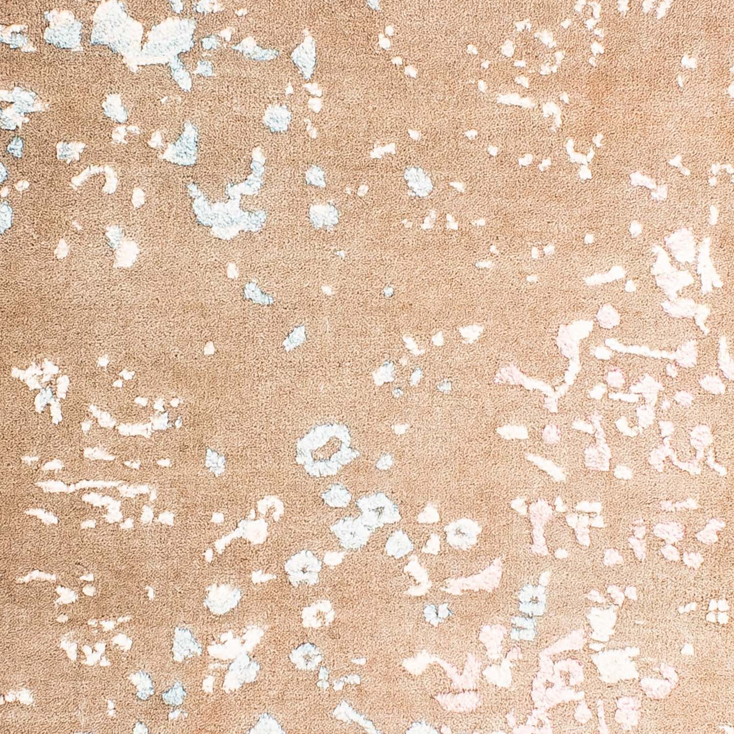 Designer tæppe - 88 x 63 cm - lys brun