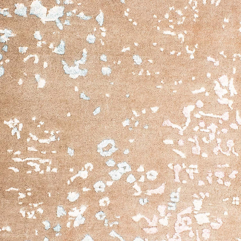 Designer tæppe - 88 x 63 cm - lys brun
