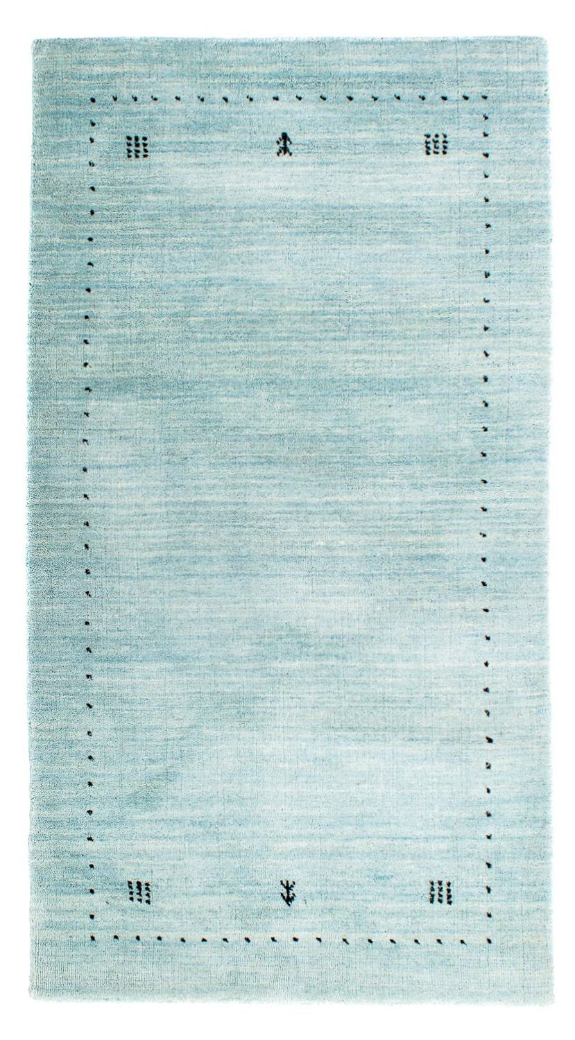 Gabbeh-tæppe - Loribaft Indus - 140 x 70 cm - lyseblå