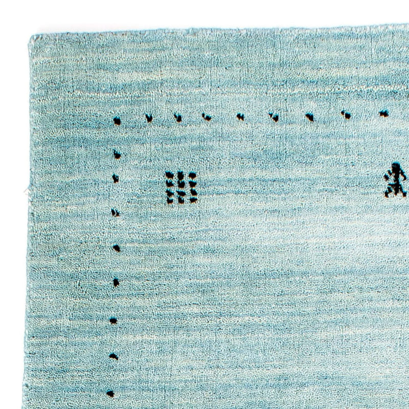 Gabbeh-tæppe - Loribaft Indus - 140 x 70 cm - lyseblå