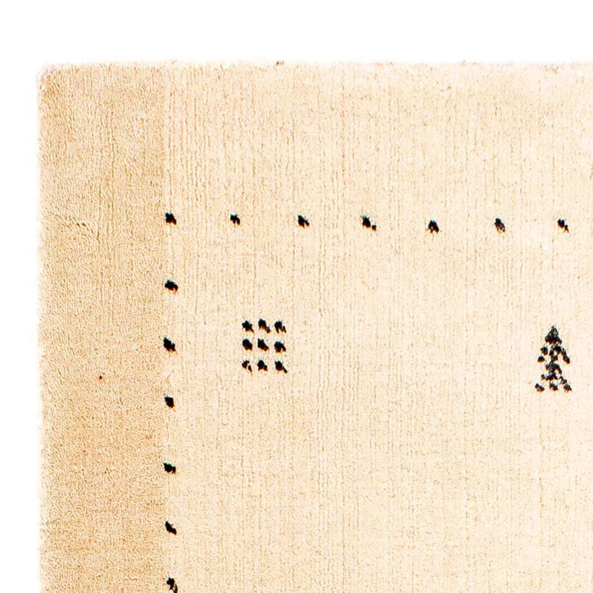 Gabbeh-tæppe - Loribaft Indus - 93 x 63 cm - beige