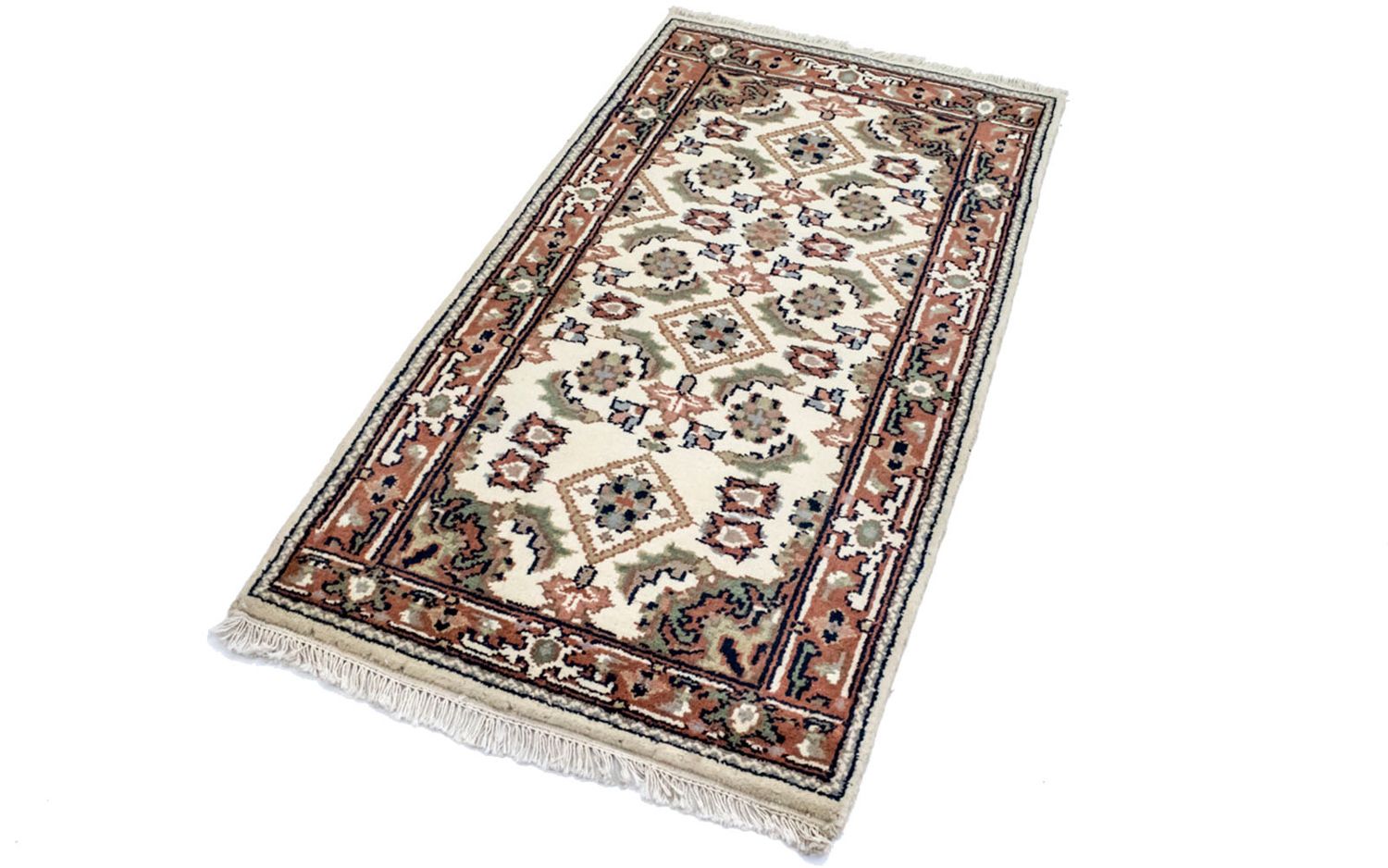 Orientalsk tæppe - 160 x 90 cm - beige