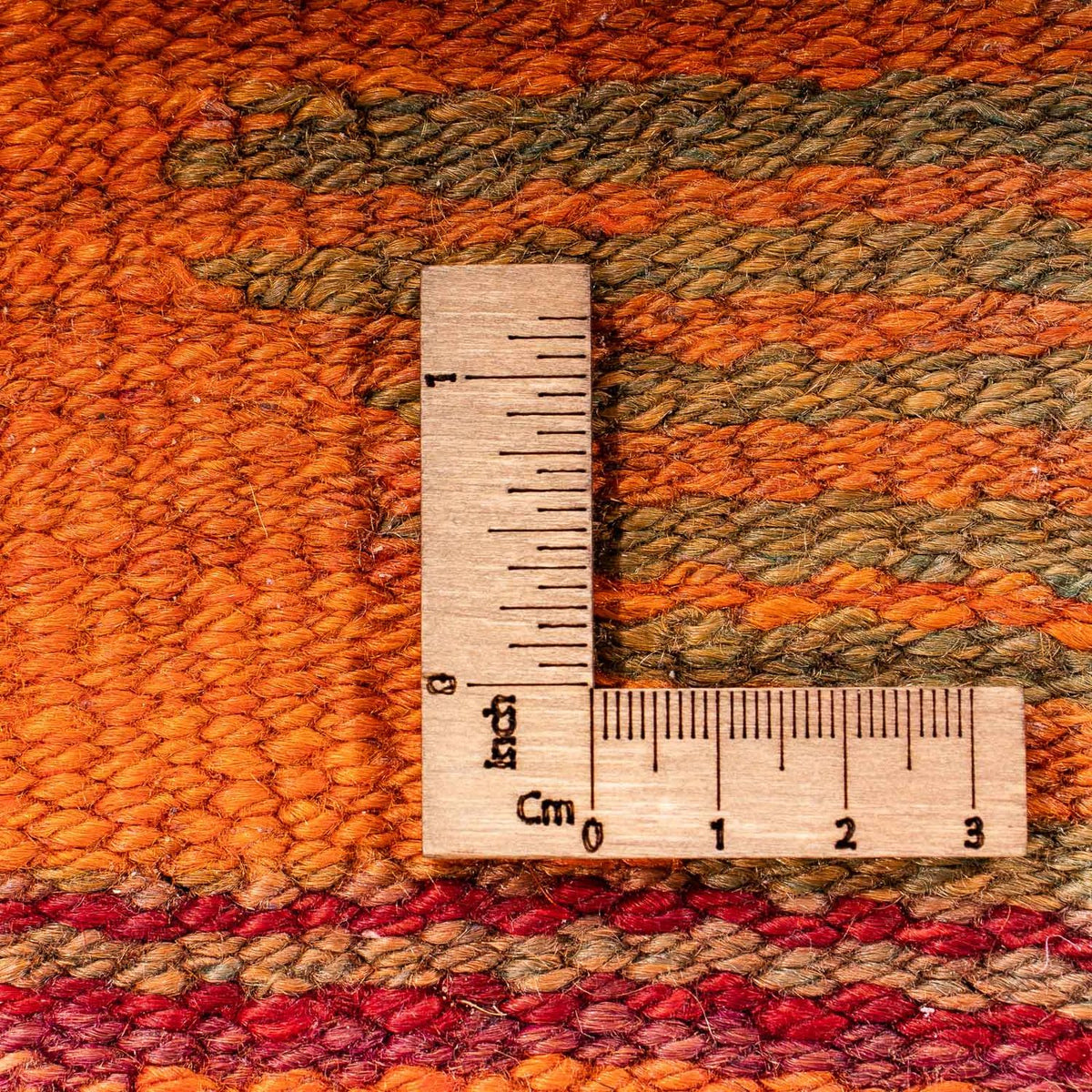 Løber Kelim-tæppe - gammelt - 265 x 125 cm - flerfarvet