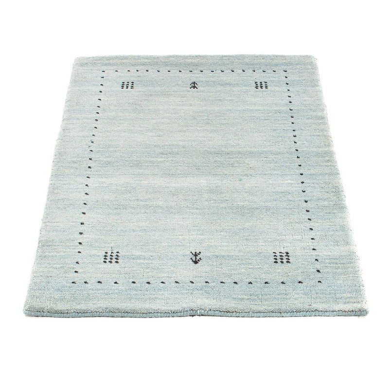 Gabbeh-tæppe - Loribaft Indus - 95 x 65 cm - lyseblå