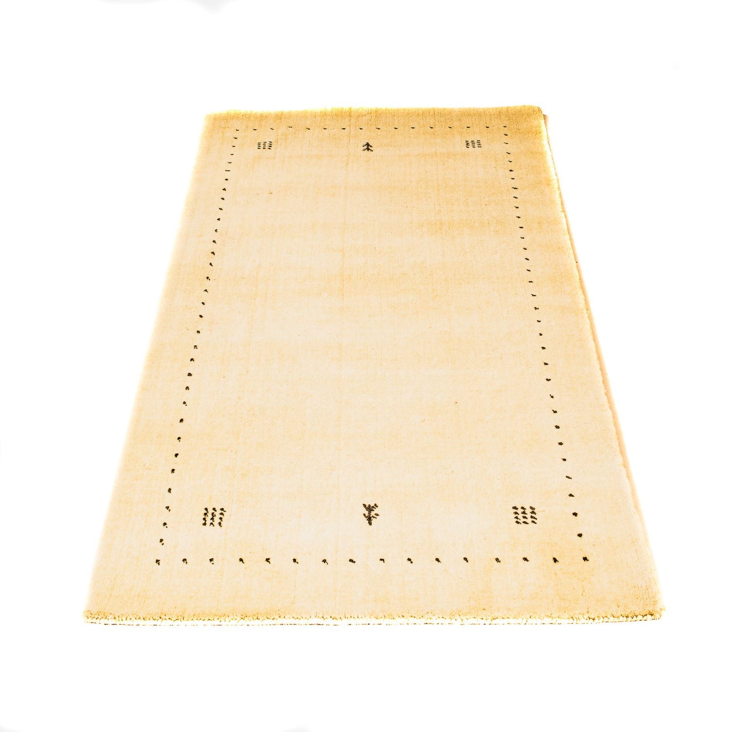 Gabbeh-tæppe - Loribaft Indus - 142 x 73 cm - beige