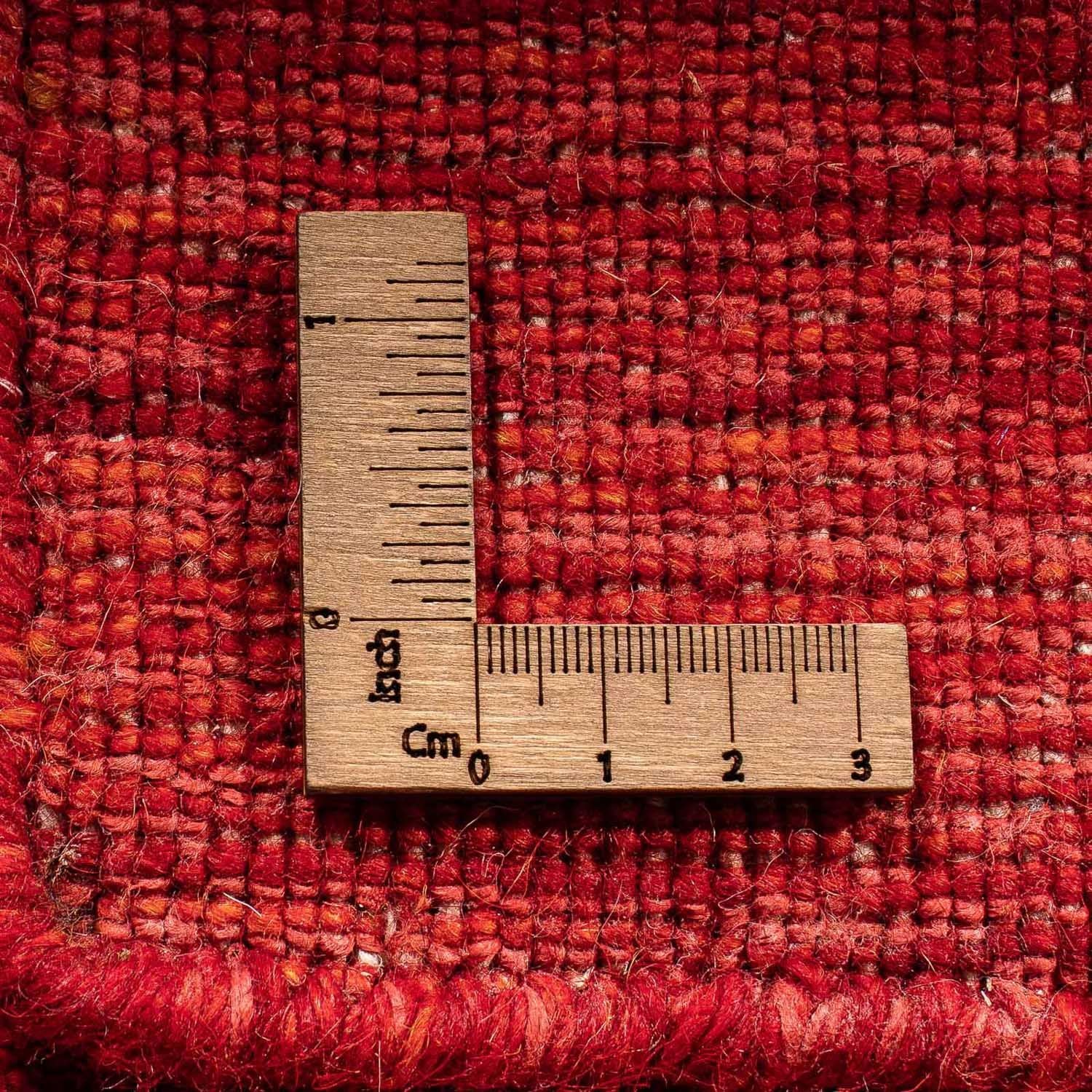 Gabbeh-tæppe - Loribaft Indus - 142 x 77 cm - rød