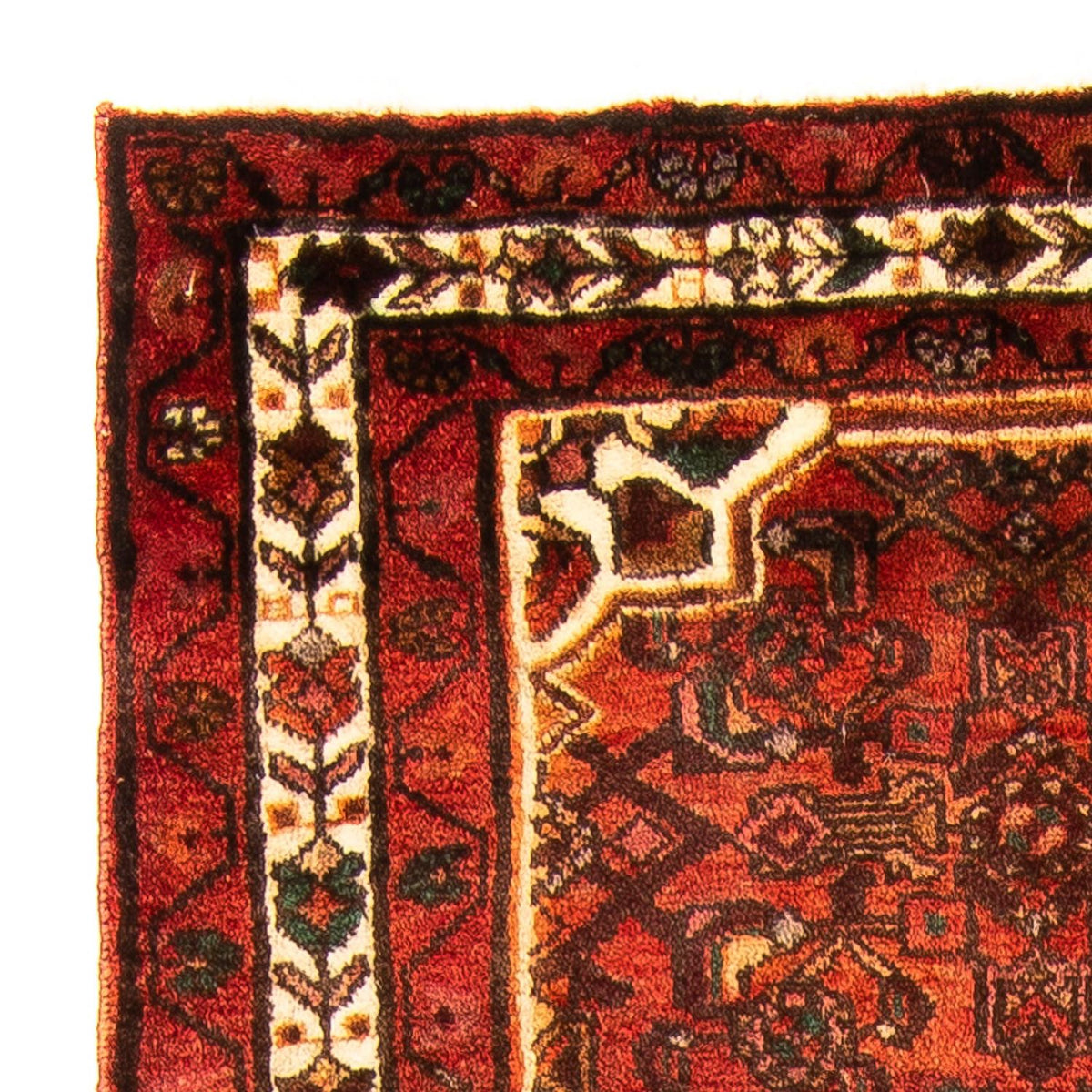 Løber Persisk tæppe - Nomadisk - 176 x 106 cm - mørkerød