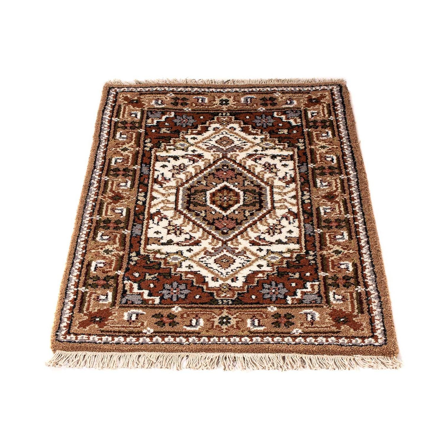 Orientalsk tæppe - Bijar - Indus - 91 x 61 cm - beige