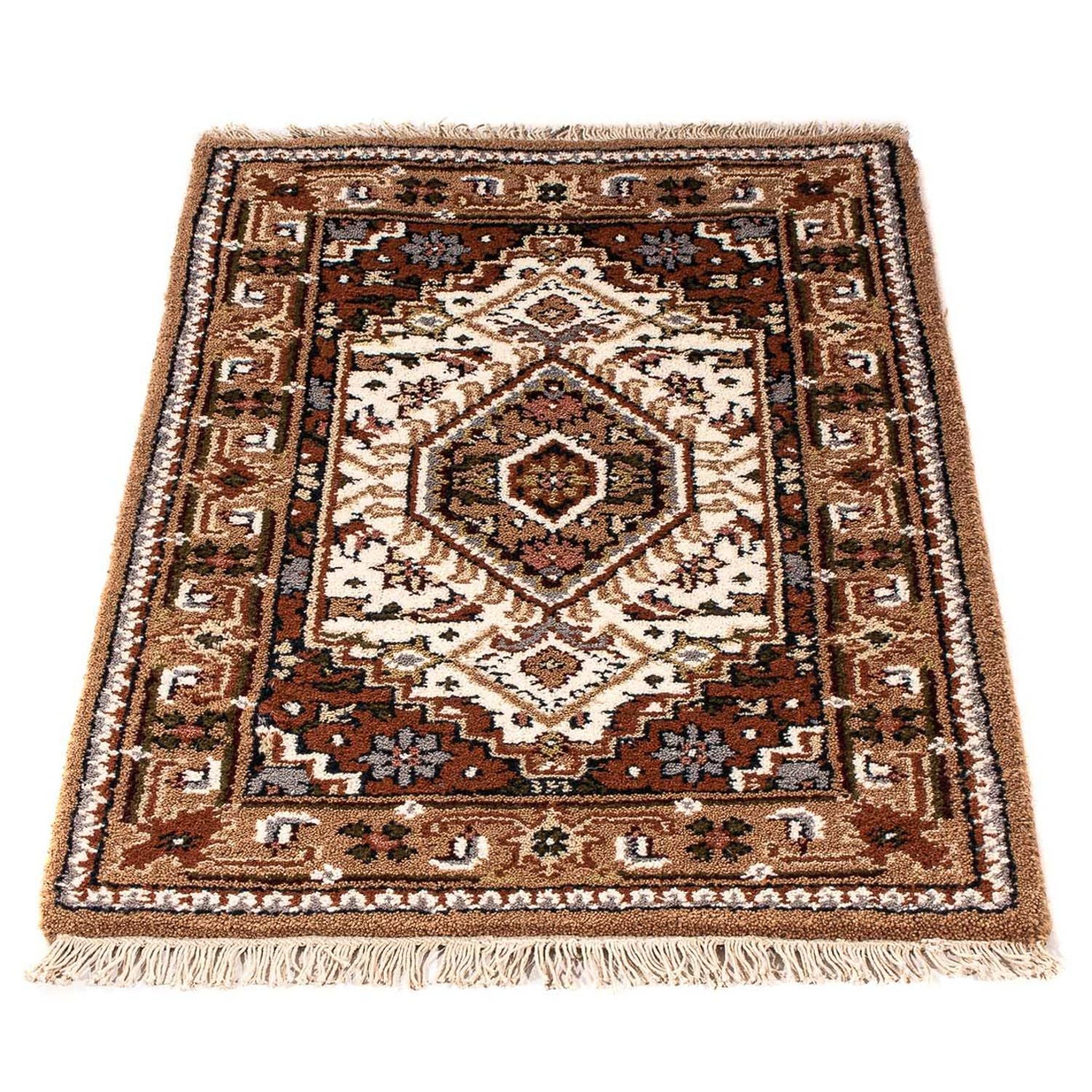 Orientalsk tæppe - Bijar - Indus - 91 x 61 cm - beige