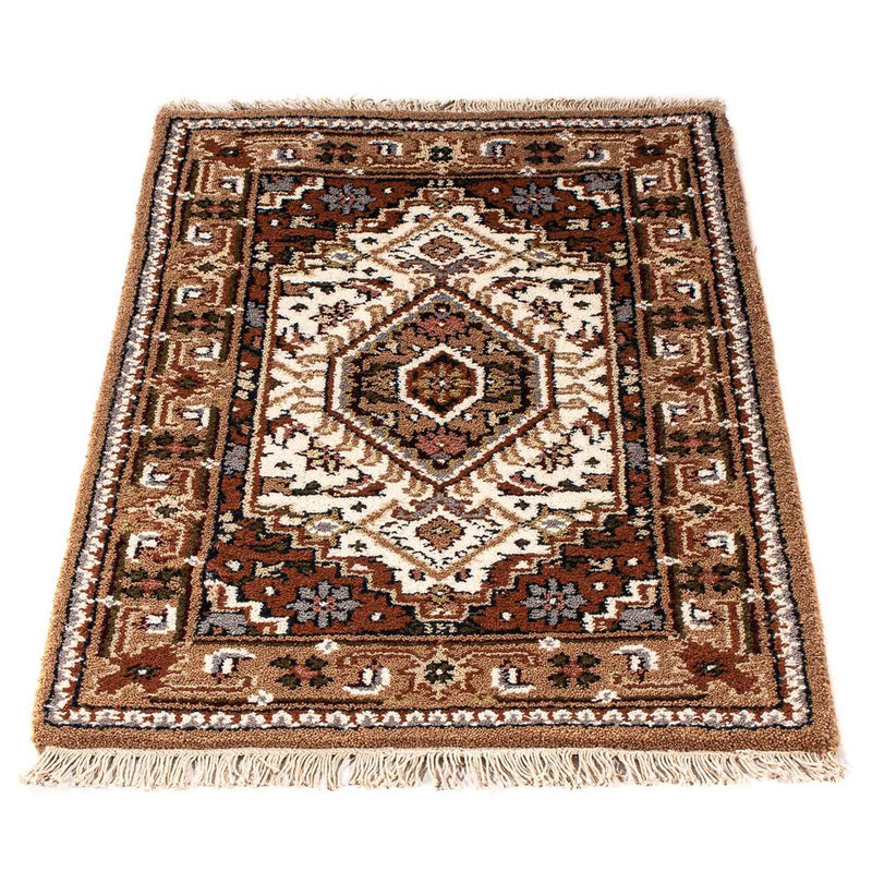 Orientalsk tæppe - Bijar - Indus - 91 x 61 cm - beige