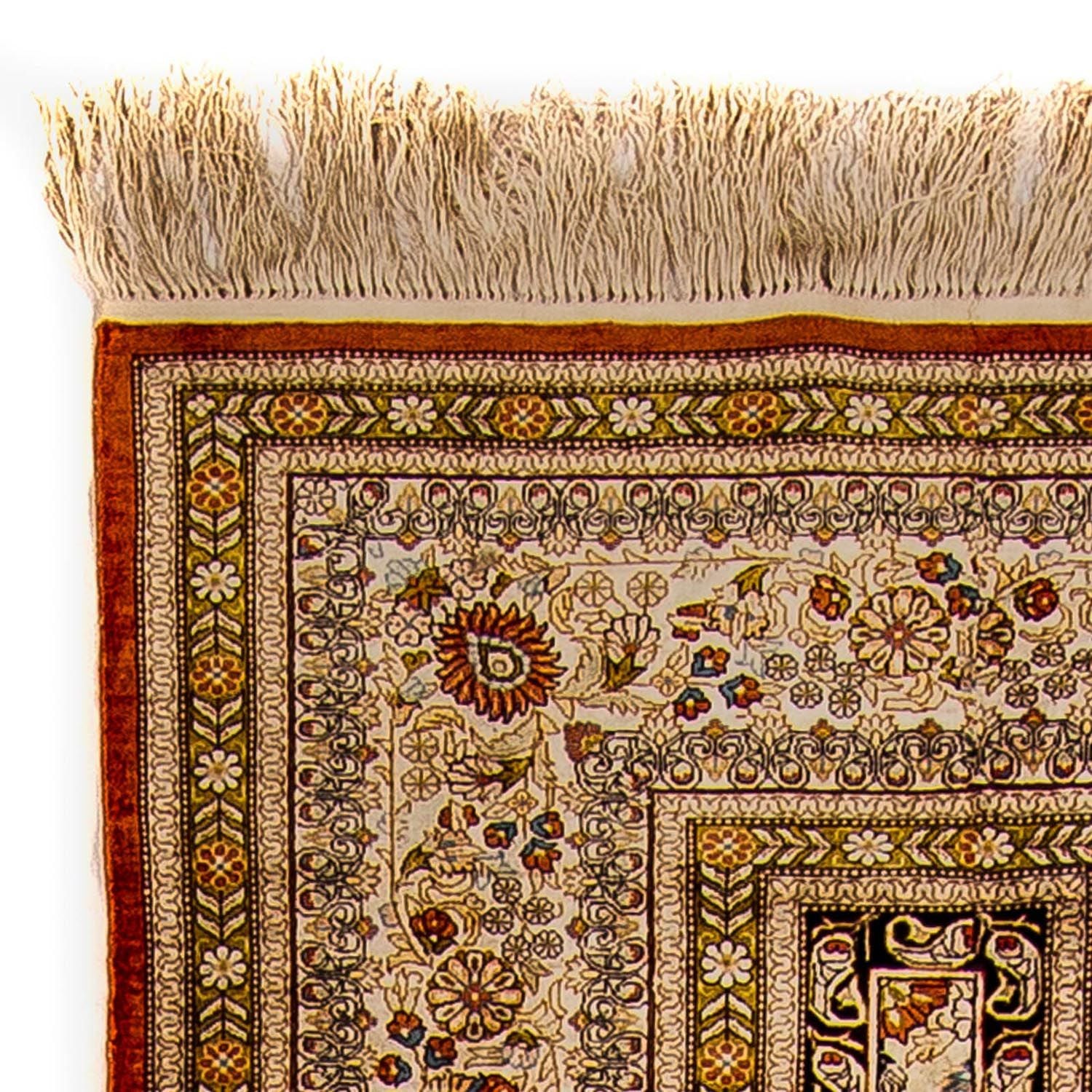 Løber Silketæppe - China Silk - 272 x 71 cm - rød